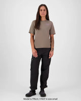 Mons Royale Icon Merino T-Shirt Dame - Walnut -