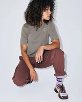 Mons Royale Icon Merino T-Shirt Dame - Walnut -