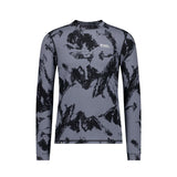 Mons Royale Cascade Merino Base Layer Long Sleeve Skiundertrøje Herre - Mtn Pixel Grey -