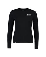 Mons Royale Cascade Merino Base Layer Long Sleeve Skiundertrøje Dame – Black - - 100503-1171-001-201