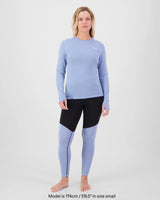 Mons Royale Cascade Merino Base Layer Long Sleeve Skiundertrøje Dame –  Moonstone