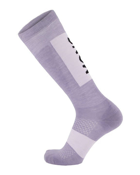 Mons Royale Atlas Merino Snow Sock Skisokker Dame / Herre - Thistle Cloud - Thistle Cloud