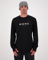 Mons Royale Yotei Merino Classic Long Sleeve Skiundertrøje Herre