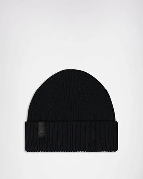 Mons Royale Fjord Merino Beanie Hue Dame / Herre - Black One-size