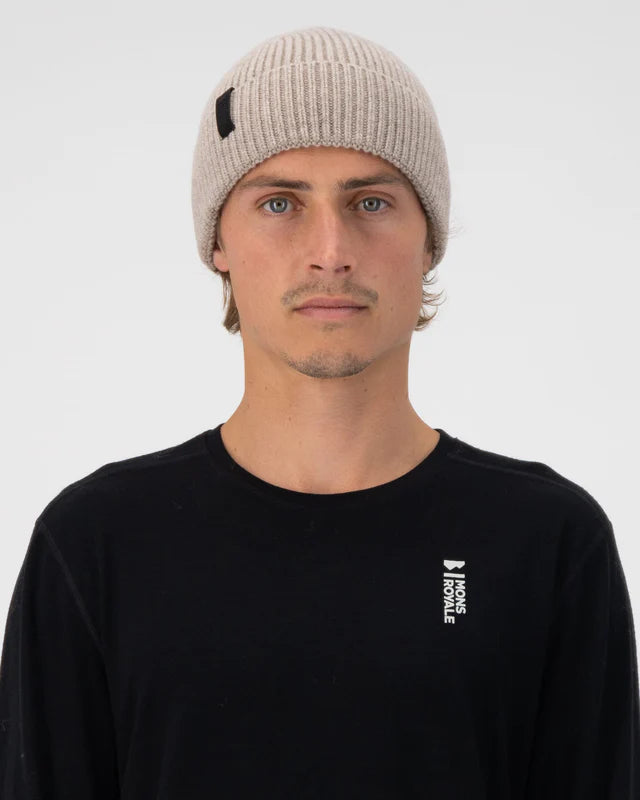 Mons Royale Fjord Merino Beanie Hue Dame / Herre