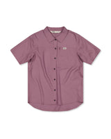 Mons Royale AT Merino Short Sleeve Shirt Kortærmet Skjorte Dame - Sierra Pink -