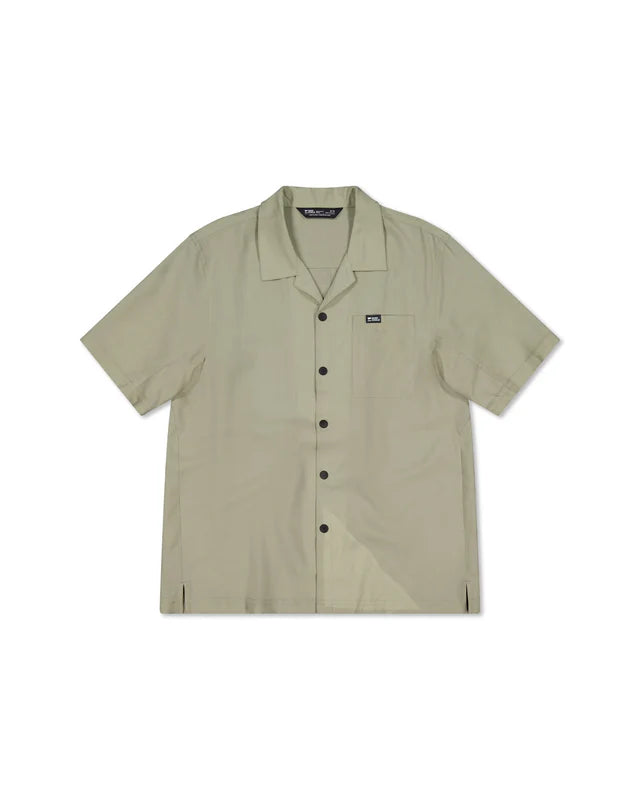 Mons Royale Breezer Merino Short Sleeve T-Shirt Herre - Dried Eucalyptus -