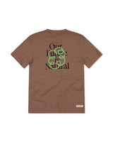 Mons Royale Yonder Merino Organic Cotton T-Shirt Herre - Mocha -