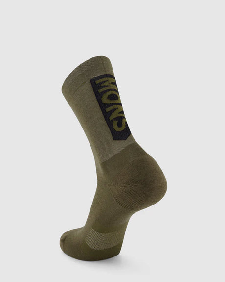 Mons Royale Unisex Atlas Merino Crew Sock Sokker - Dark Olive -