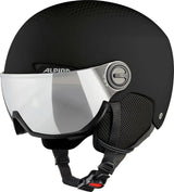 Alpina Arber Visor Q-Lite Skihjelm Dame / Herre - Black Matt