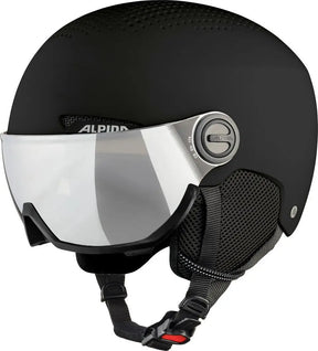 Alpina Arber Visor Q-Lite Skihjelm Dame / Herre - Black Matt - Black Matt