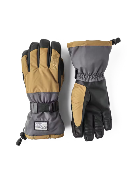 Hestra Gauntlet Sr 5-finger Skihandsker - Sand/Graphite - Sand Graphite