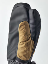 Hestra Gauntlet Sr 3-finger Skihandsker Dame / Herre - Dark sand/Graphite -