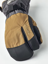 Hestra Gauntlet Sr 3-finger Skihandsker Dame / Herre - Dark sand/Graphite -