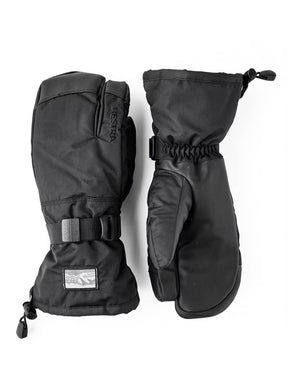 Hestra Gauntlet Sr 3-finger Skihandsker Dame / Herre - Black - Black