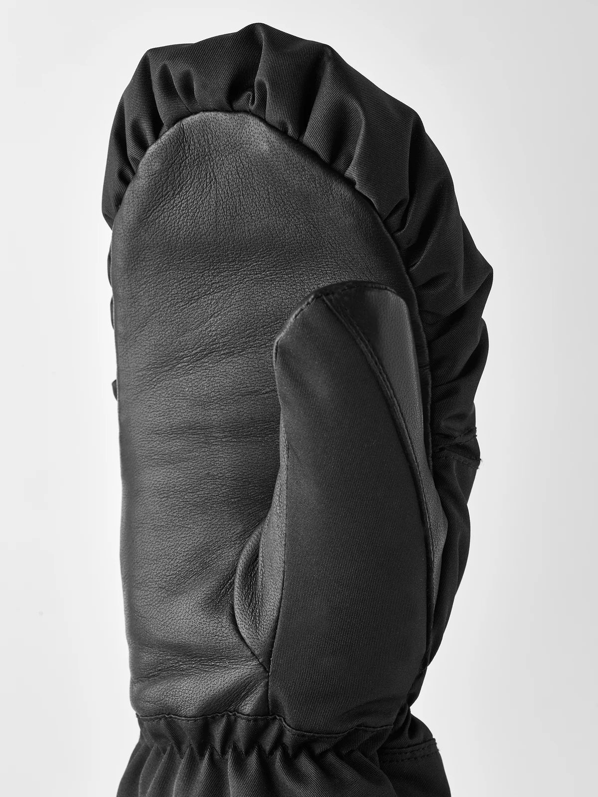 Hestra Women's Primaloft Leather Skiluffer Dame - Black