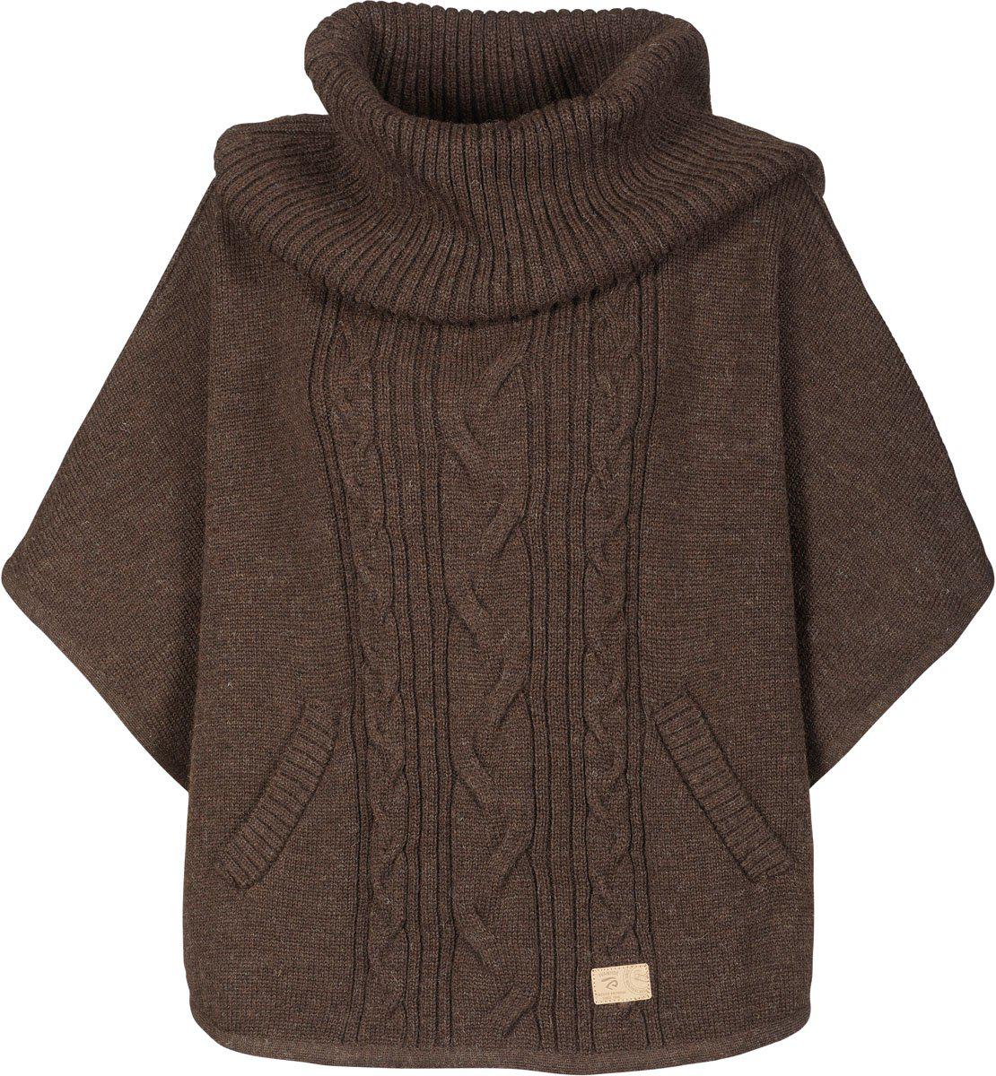 Ivanhoe - Nabben Poncho - Coffee Bean