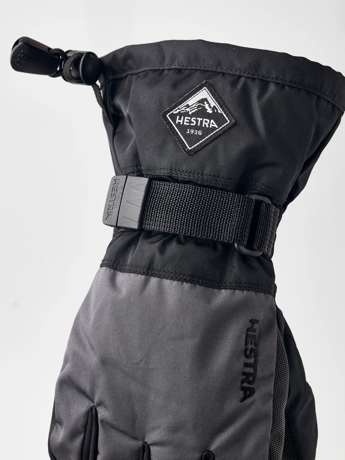 Hestra Gauntlet CZone Jr. 5-finger Skihandsker Børn - Graphite/Black