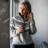 COLD Bodö Lady Windstopper Dame - Light Grey/Offwhite