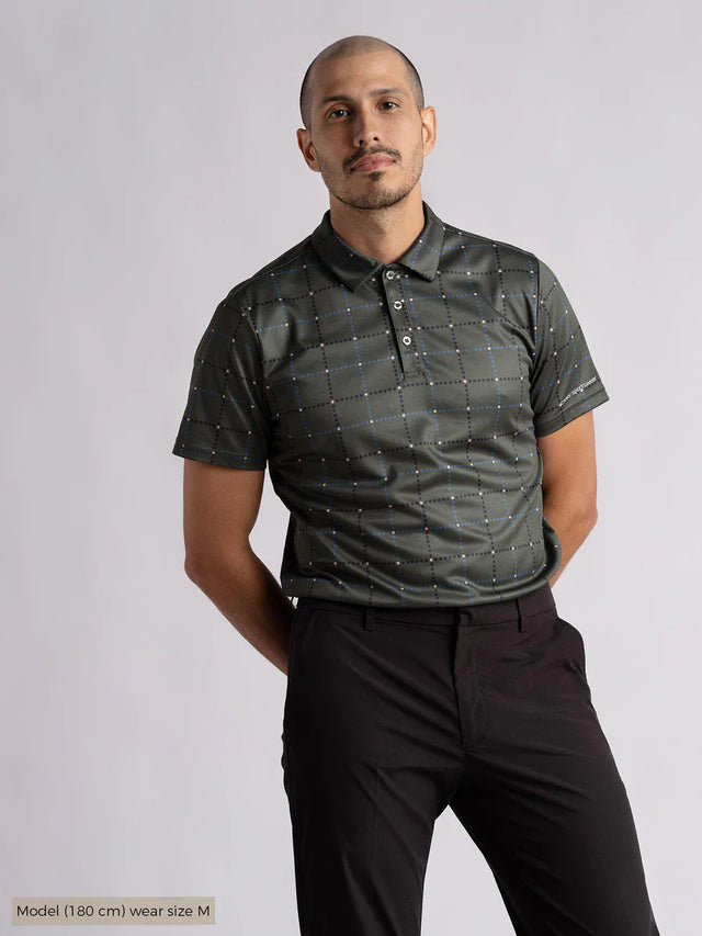 Cross Sportswear M Beau Poloshirt Polo T-shirt Herre - Melaleuca - Melaleuca