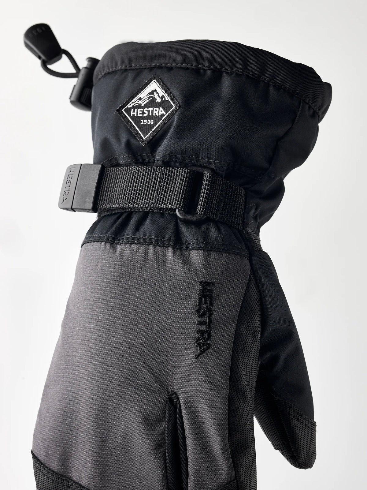 Hestra Gauntlet CZone Jr. 3-finger Skihandsker Børn - Graphite/Black