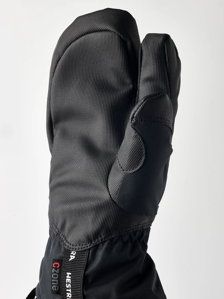Hestra Gauntlet CZone Jr. 3-finger Skihandsker Børn - Graphite/Black