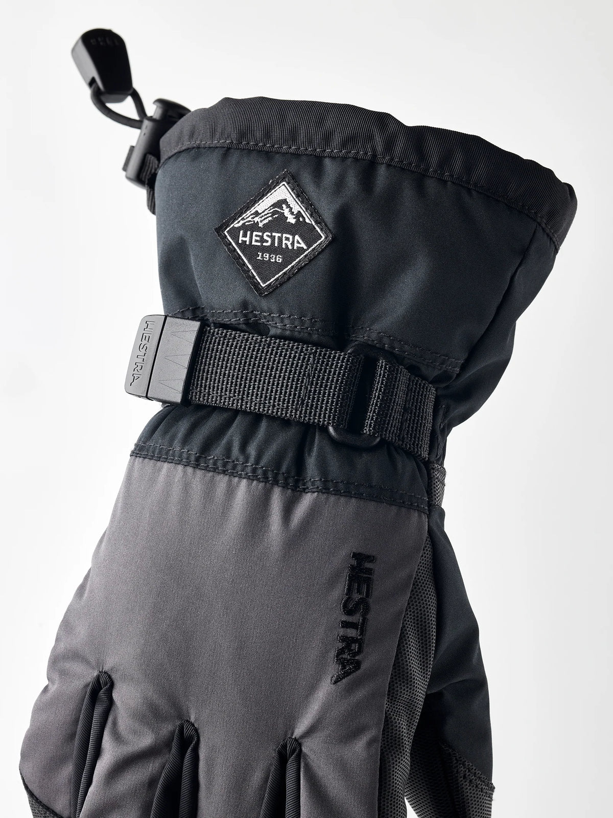 Hestra Gauntlet CZone Jr. 5-finger Skihandsker Børn - Graphite/Black