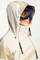 Tenson Aerismo JackoRak Women Skijakke Dame - Light Beige -