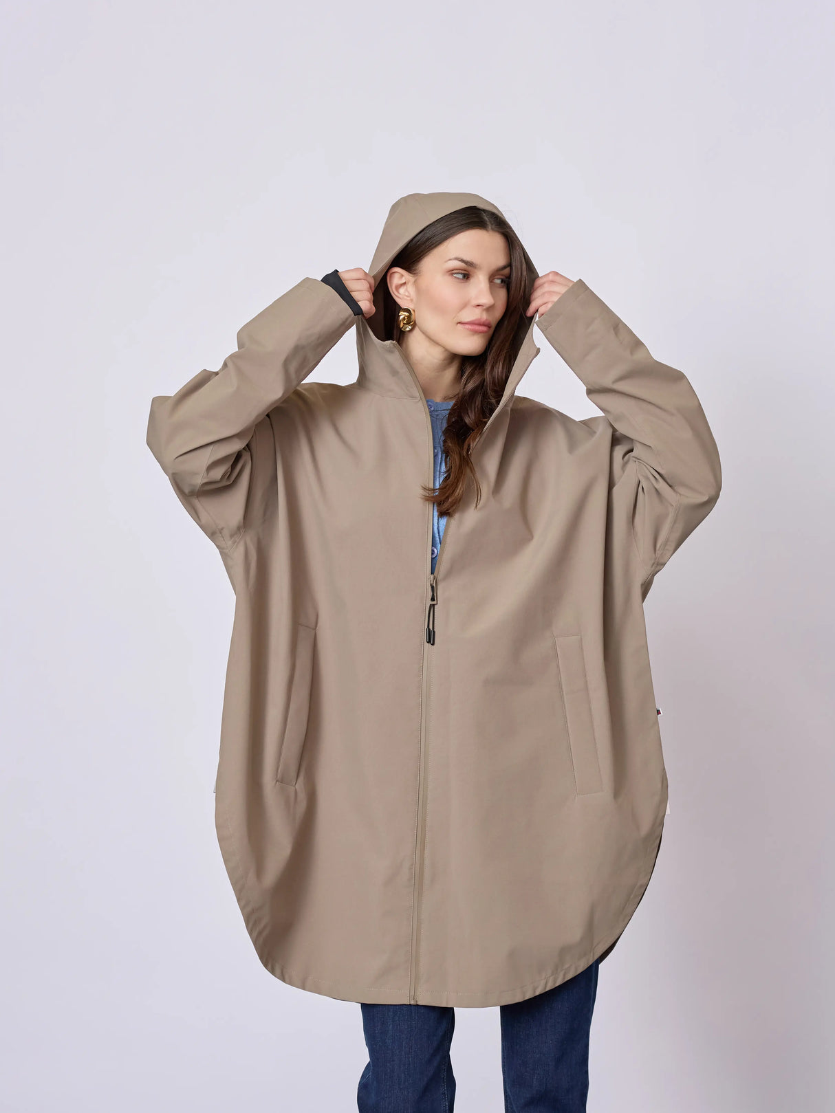 Redgreen Women Sasha Regnjakke Dame - Dark Sand