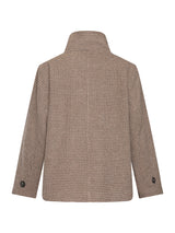 Redgreen Sitta Checked Damejakke - Dark Brown