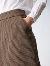 Redgreen Noma Nederdel - Dark Brown Check