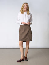 Redgreen Noma Nederdel - Dark Brown Check
