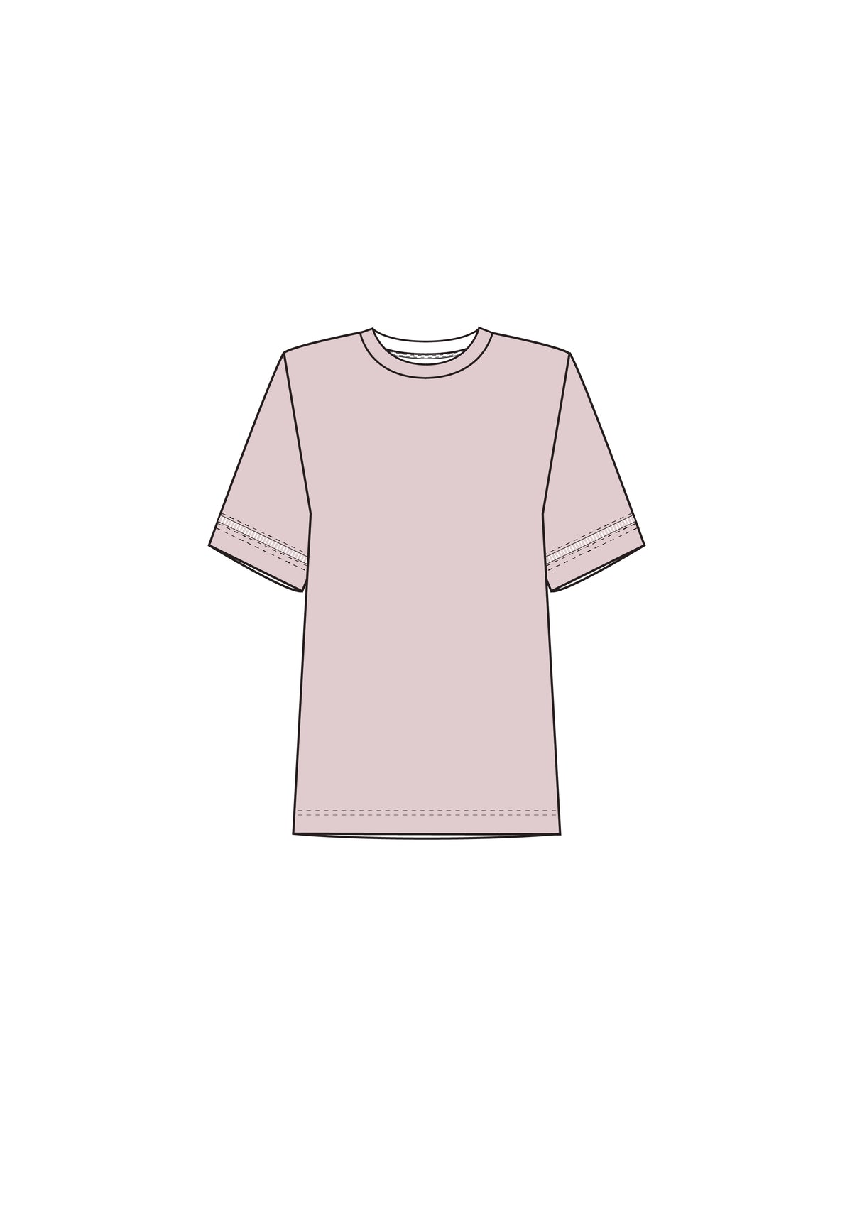 Redgreen Woman Cami T-shirt Dame - Rose - Rose