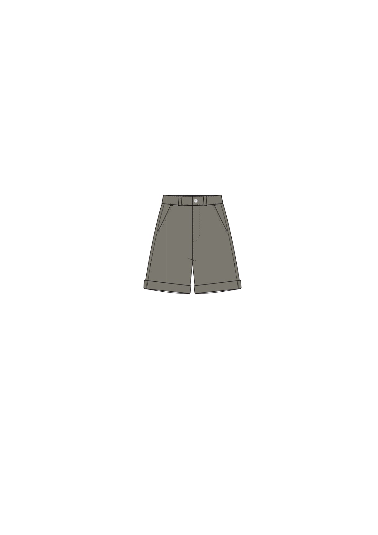 Redgreen Woman Lucca Shorts Dame - Dark Sand - Dark Sand