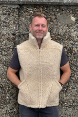 Woolwear Unisex Bodywarmer Vest Dame / Herre - Beige -