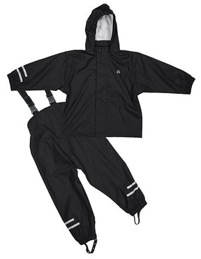 Elka Elements Regnsæt Børn - Sort - Sort