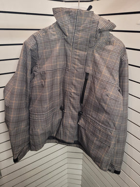 Helly Hansen W Nora Insulated 2.0 Jacket - Pebble Broxburn Plaid AOP - Plaid M