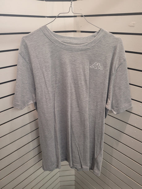 Kappa Logo Cafers T-shirt Herre - Grey Md Mel -