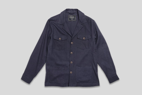 Strönd ST_Konrad Overshirt Skjorte Herre - Navy
