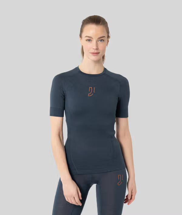 Johaug Lithe Tech-Wool Tee - Matte Navy