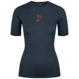 Johaug Lithe Tech-Wool Tee - Matte Navy