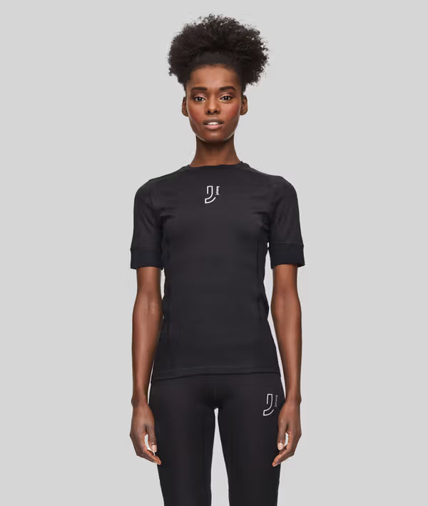 Johaug Lithe Tech-Wool Tee - True Black