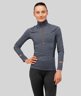 Johaug Aerial Wool Mix Half Zip Top 2.0 - Ink