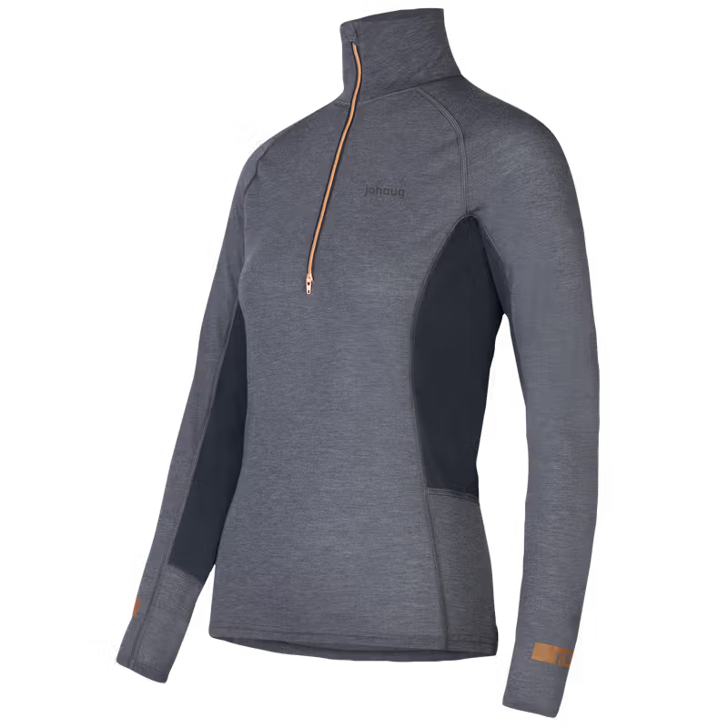 Johaug Aerial Wool Mix Half Zip Top 2.0 - Ink