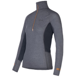 Johaug Aerial Wool Mix Half Zip Top 2.0 - Ink