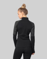 Johaug Elevate Wool Half Zip - True Black