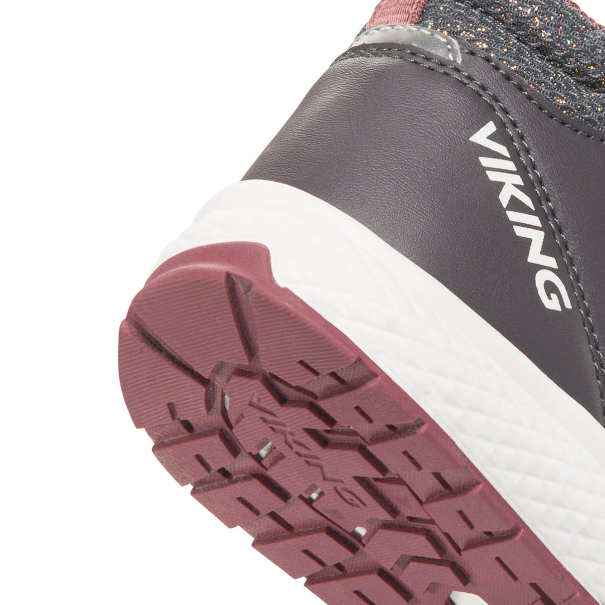 Viking Bouncy Glitter Mid GTX 2V Børnesko - Charcoal