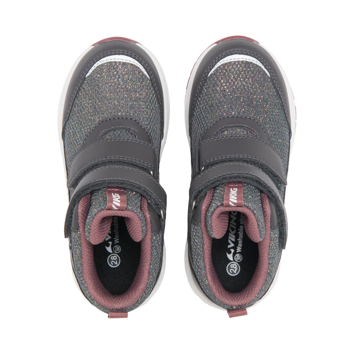 Viking Bouncy Glitter Mid GTX 2V Børnesko - Charcoal