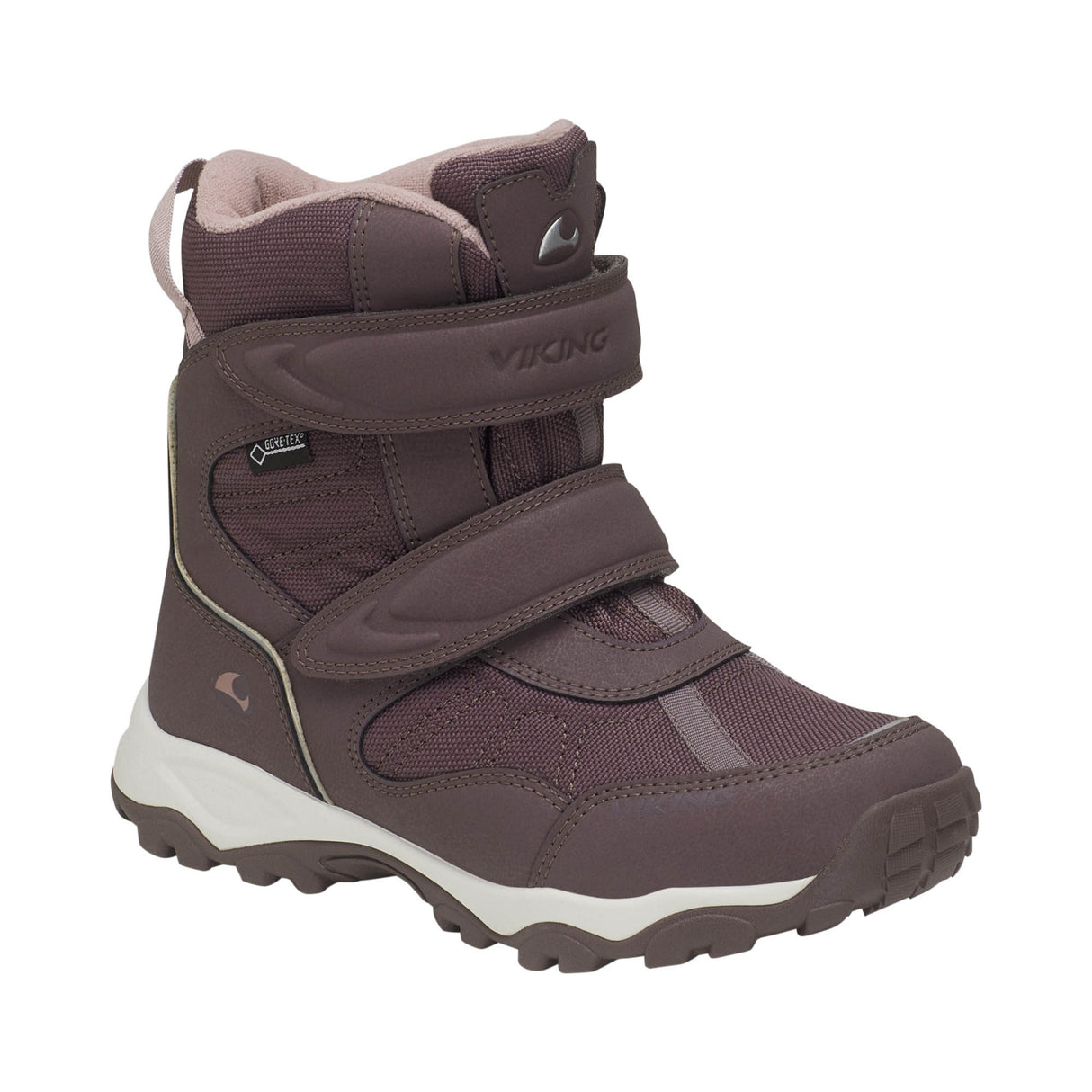 Viking Beito Warm GTX 2V Junior Vinterstøvler Børn - Plum/Dusty Pink -