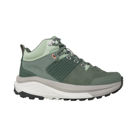 Viking Cerra Hike Mid Women's Hiking Shoes Vandresko Dame - Green/Light Grey - Green Light Grey